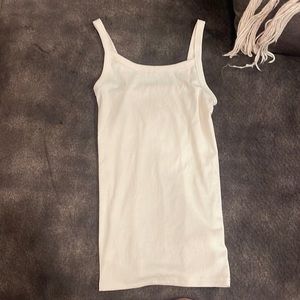No Boundaries beige tank top